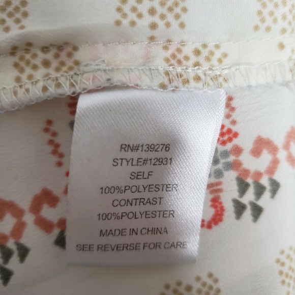 Daniel Rainn Patterned Tank Top Style 12931 - Picture 6 of 6